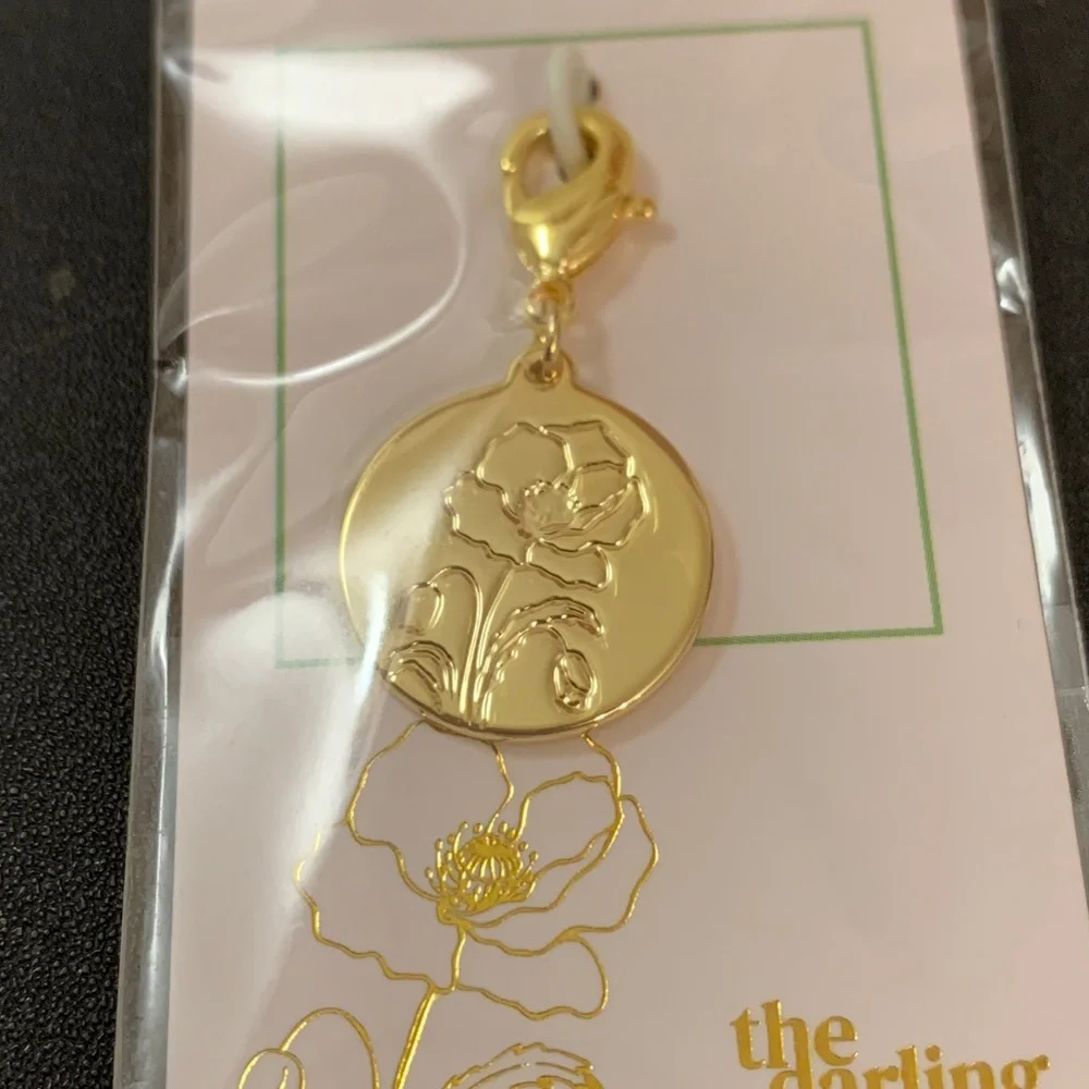 August Birth Flower Charm - Picture 2 of 3